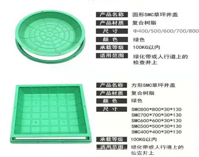 遵义树脂复合种植井盖展示